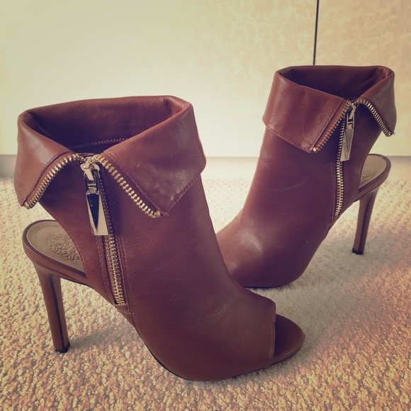 peep toe booties 2 inch heel